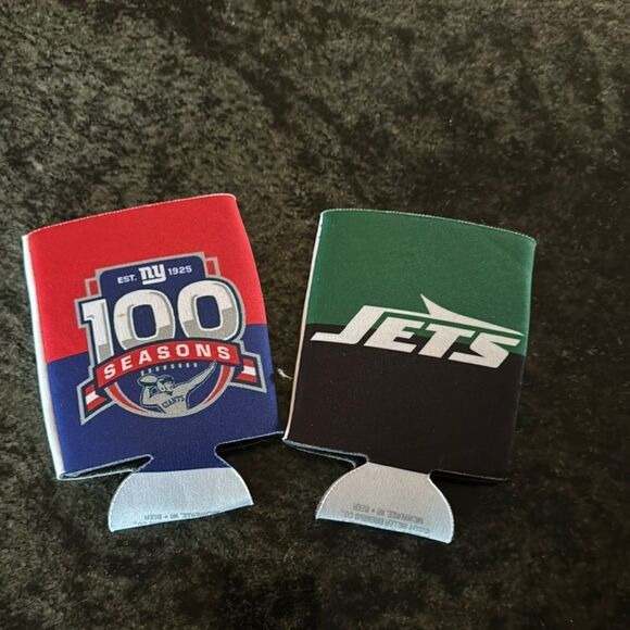 NFL Giants and Jets Can Coolers - Picture 1 of 5